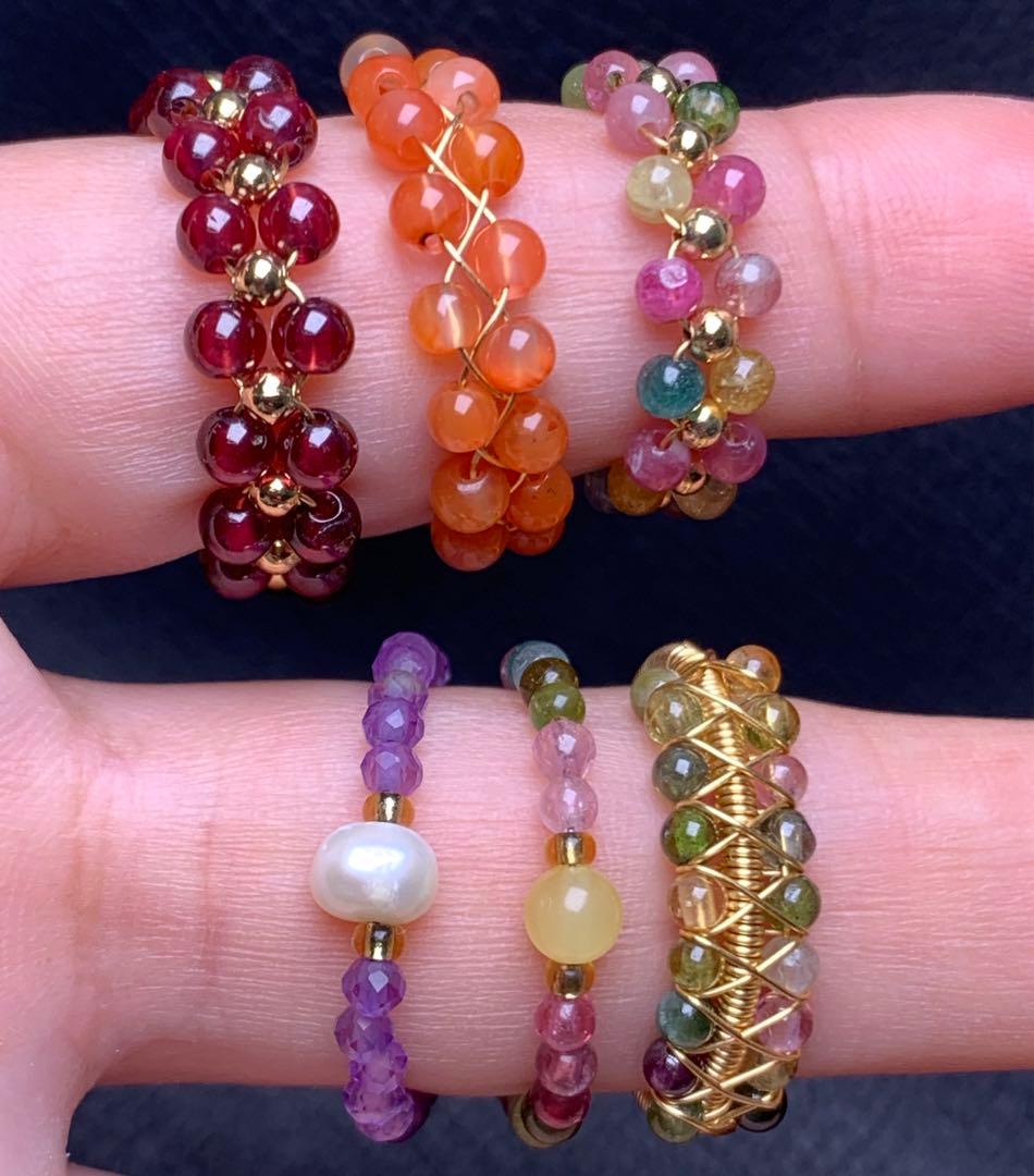 080319  赤字処分❗️14kgfトルマリンガーネット南紅瑪瑙6点