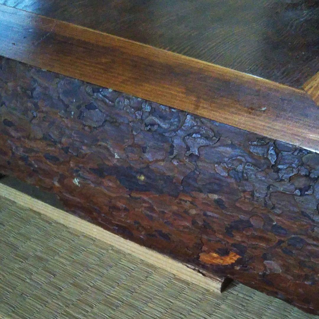 松の一枚板座卓
