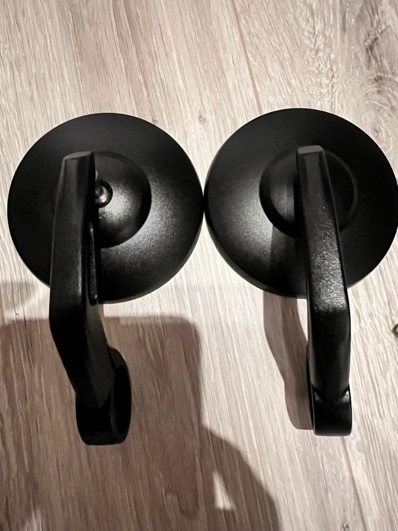 KiWAV バーエンドミラー 黒 5mm / 6 mm トライアンフ