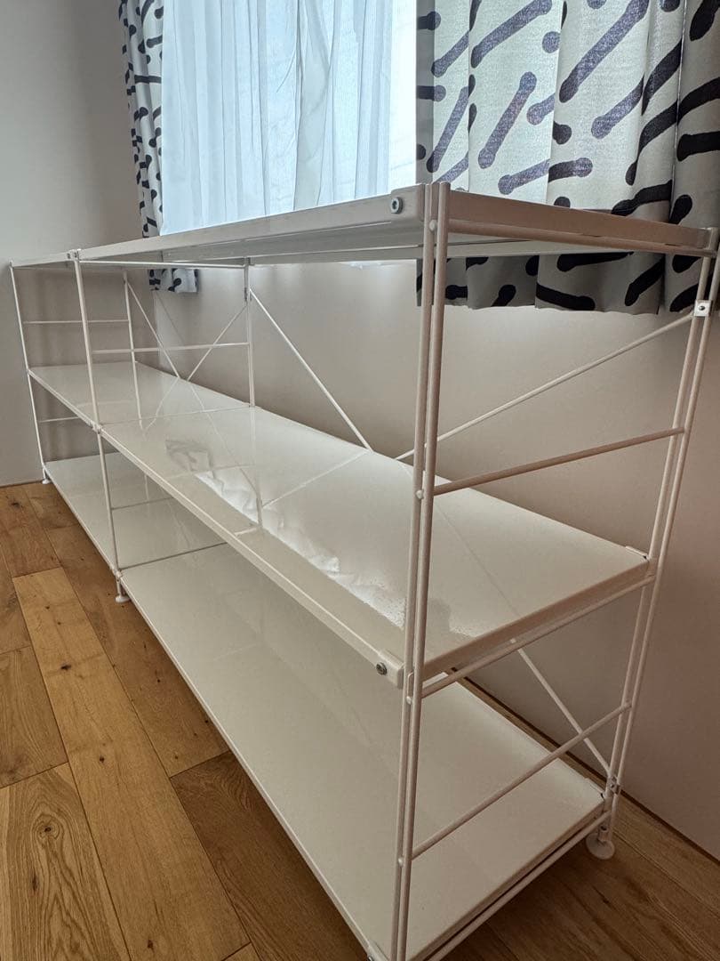 美品⭐︎無印良品　Muji スチールユニットシェルフ　白