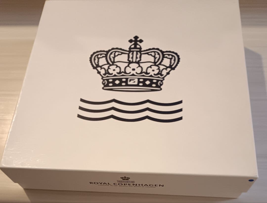   ブルーフラワー プレート 2枚セット