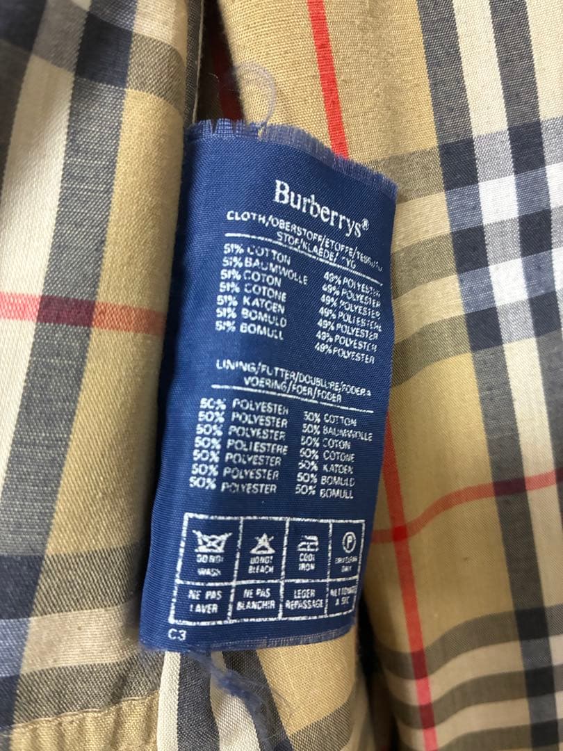 Burberry バーバリー　コート　1枚袖