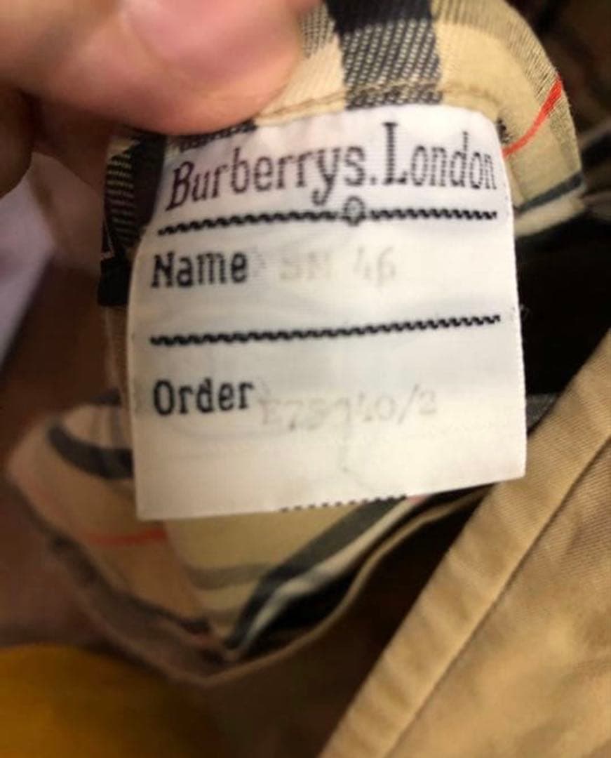 バーバリートレンチコート made in England