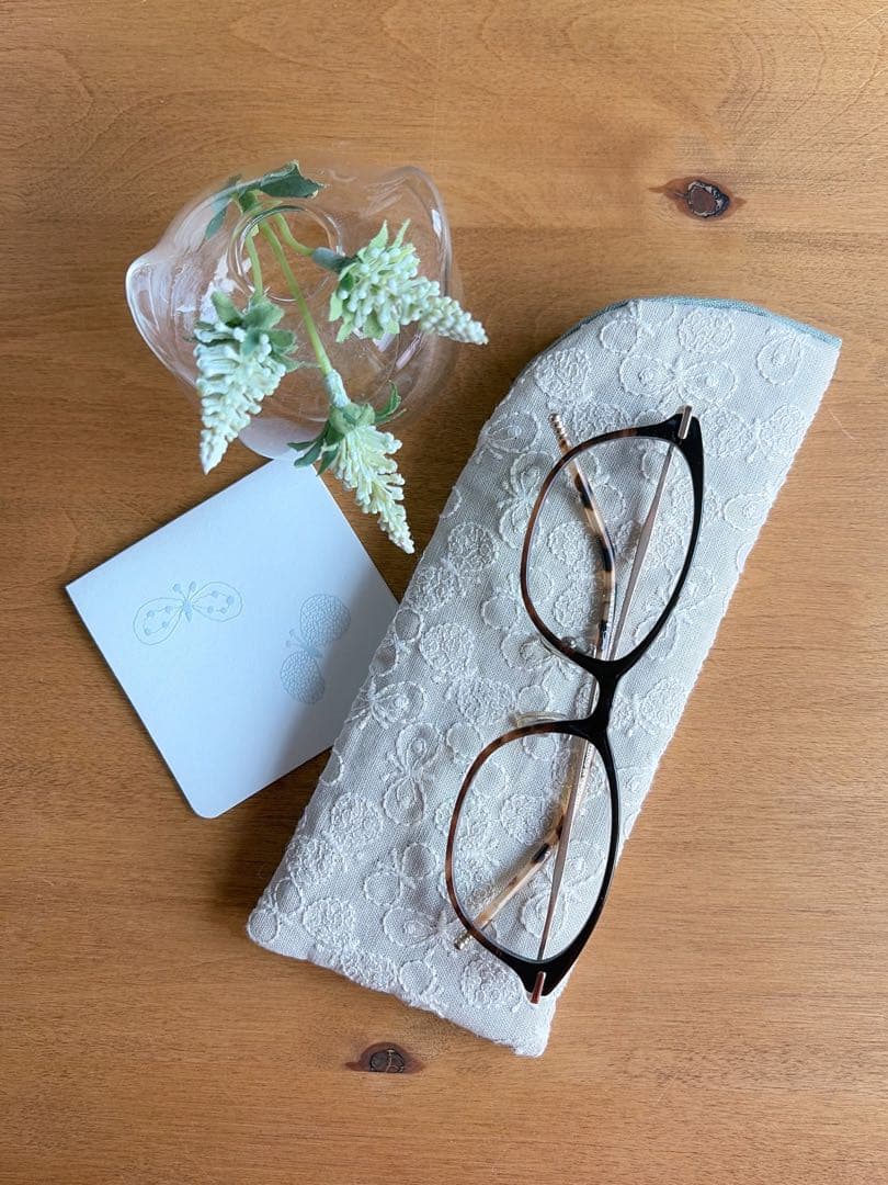 mimoza♡.・＊様オーダー⚮̈ハンドメイドメガネケース・バッグ・三角鍋つかみ