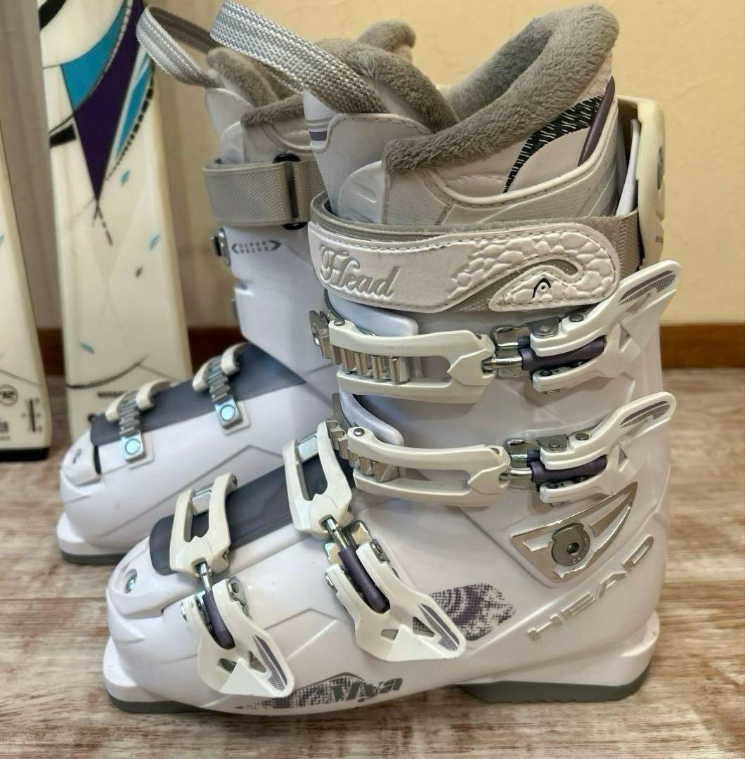 ◾️カービングスキーセット　板149㎝ ブーツ25㎝ 女性用　レディース用