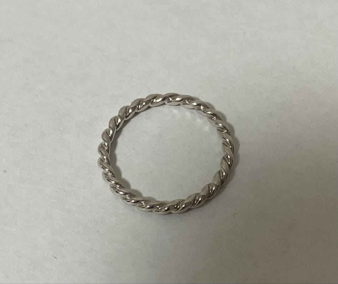 Amelie Ring PT900 一周 ツイストリング ひねり指輪