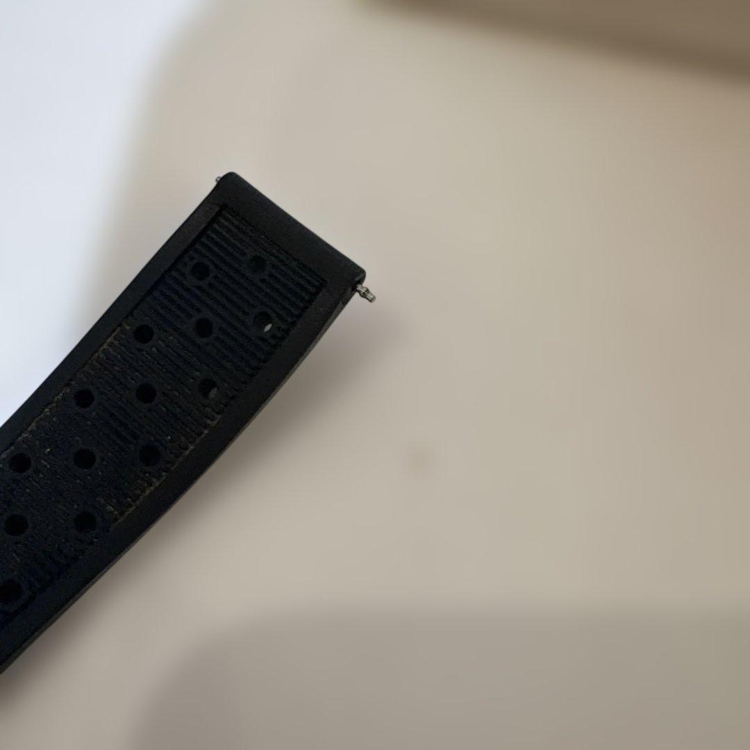 X*n様 タグホイヤー　サイズ20 ブラックラバーベルト