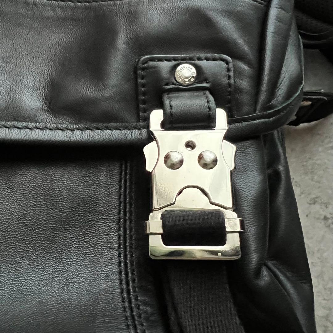 ☆美品☆ マスターピース メッセンジャーバッグ レザーバッグ 馬革