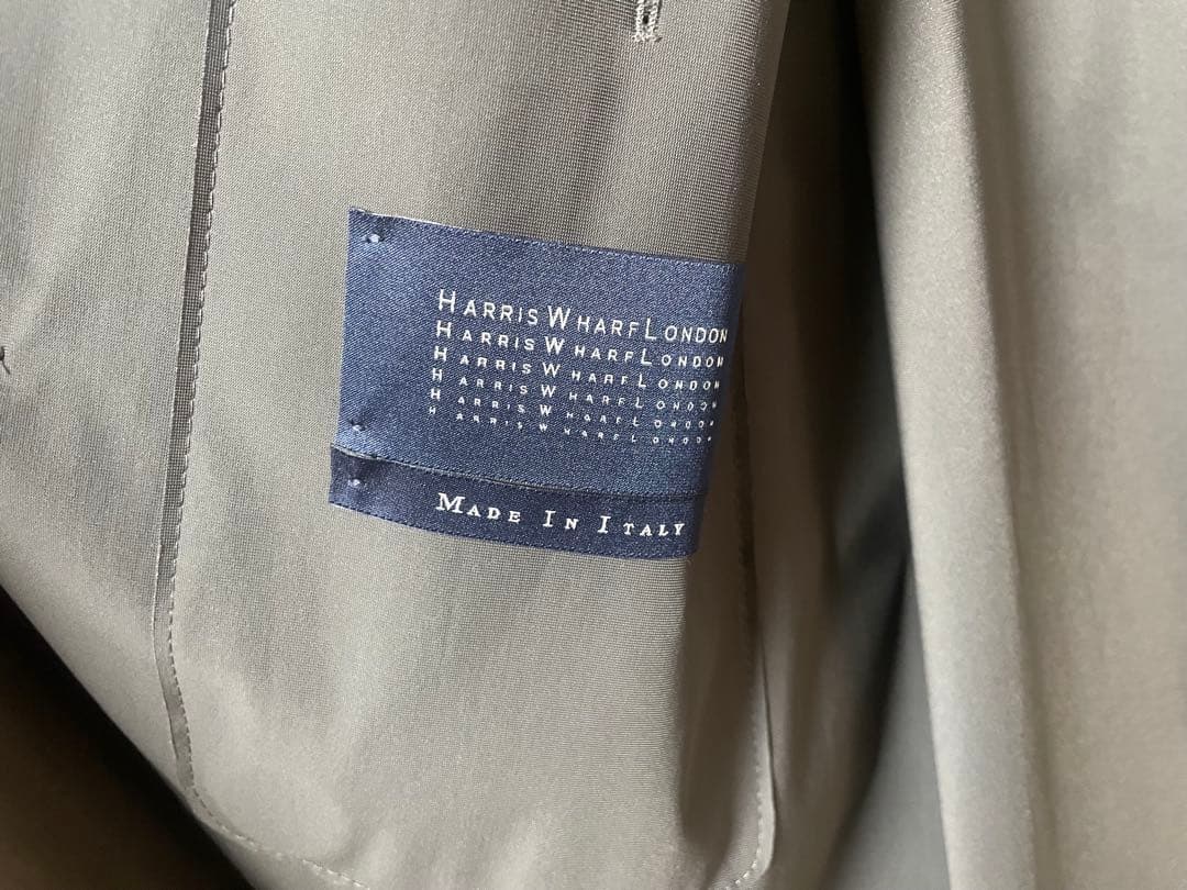 ジャケット・アウター HARRIS WHARF LONDON PEACOAT EBONY GREY