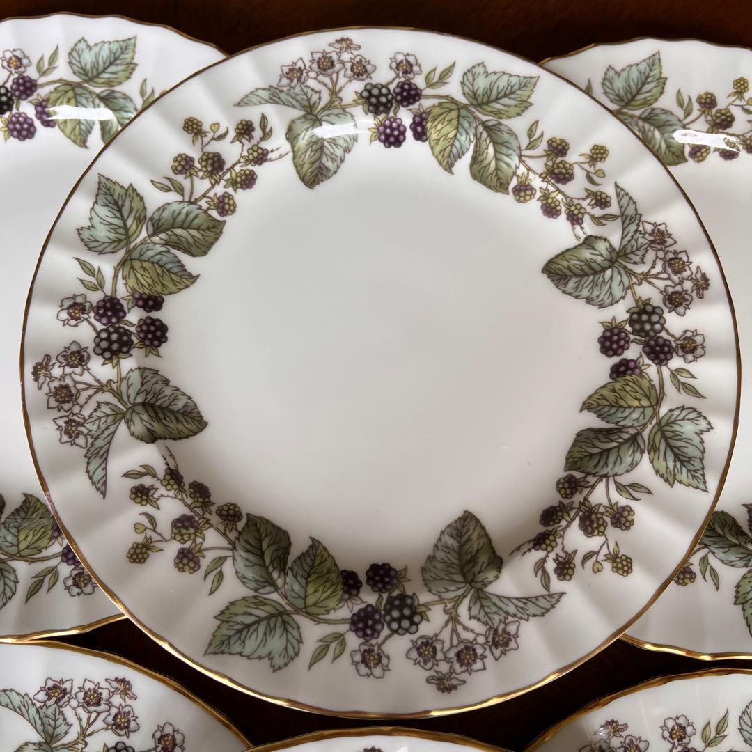 【美品】ロイヤルウースター★ラビニア★ケーキ皿　6枚