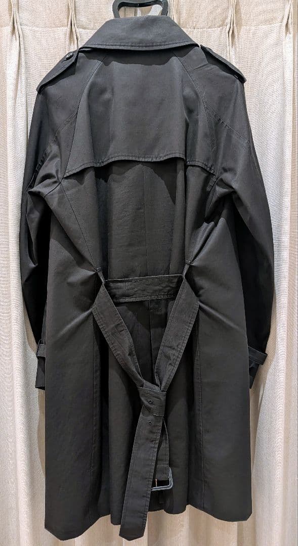 【おすすめ！】マッキントッシュ トレンチコート 黒 38 Lサイズ