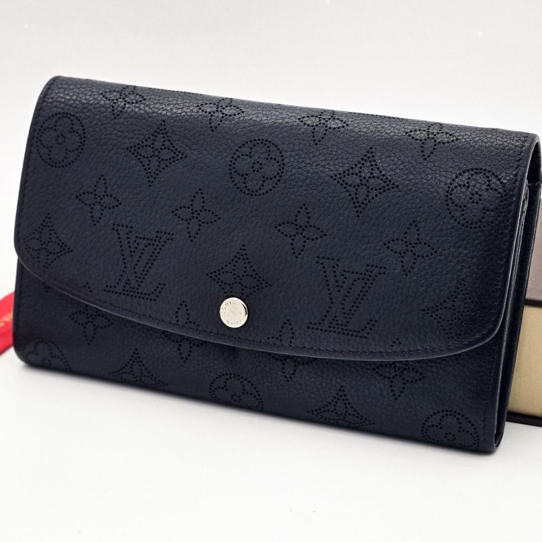 ピーちゃん☆ 財布 イリス マヒナ ブラック ビジネス