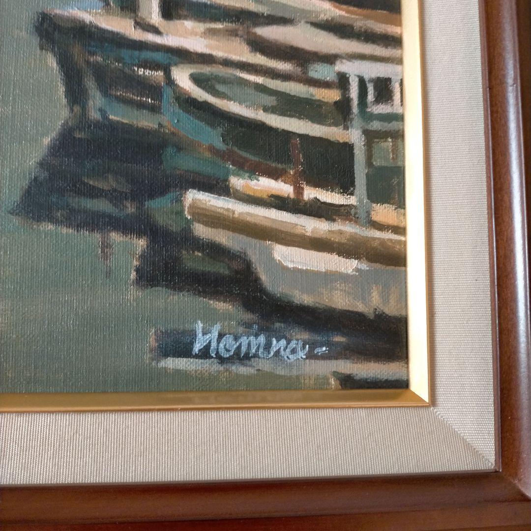 絵画油絵小樽運河