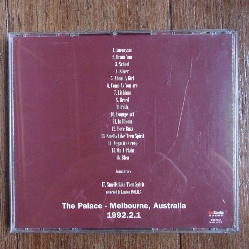 NIRVANA Melbourne 1992 ニルヴァーナ