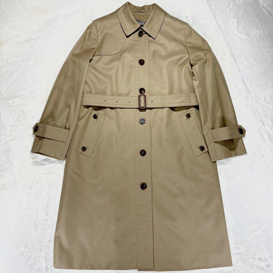 【定価15万】極美品 Aquascutum ステンカラー トレンチコート 15
