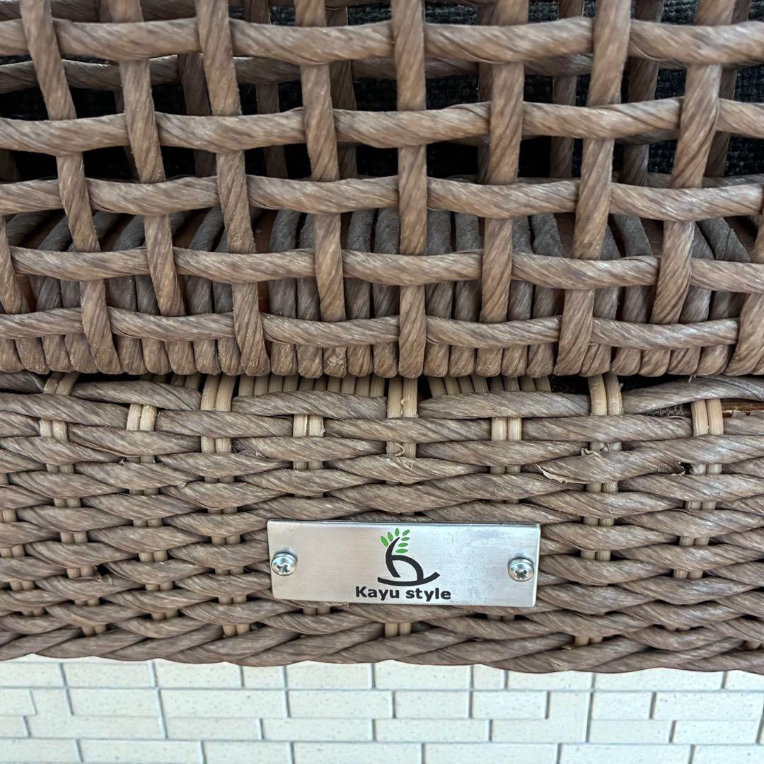 ①美品✨ Kayu style グリーユ ダイニングチェア チーク材 高級家具
