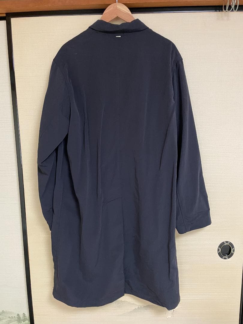 ジャケット・アウター Basic Nylon Bal Collar Coat (black)