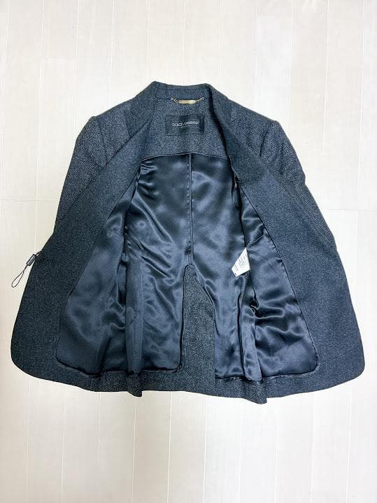 新品タグ付き DOLCE&GABBANA パンツスーツ セットアップ グレー ⑮