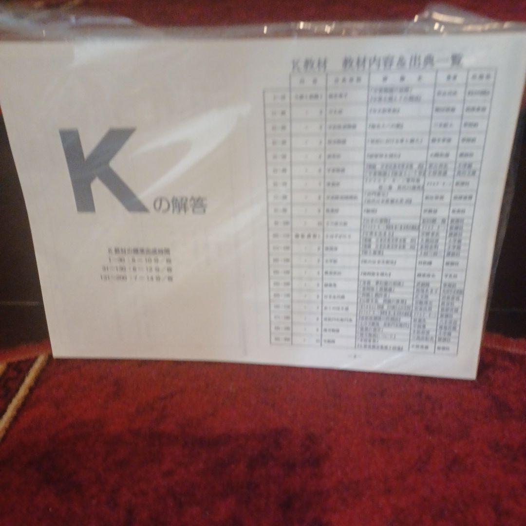むん　未記入　公文国語　K　190枚　解答つき