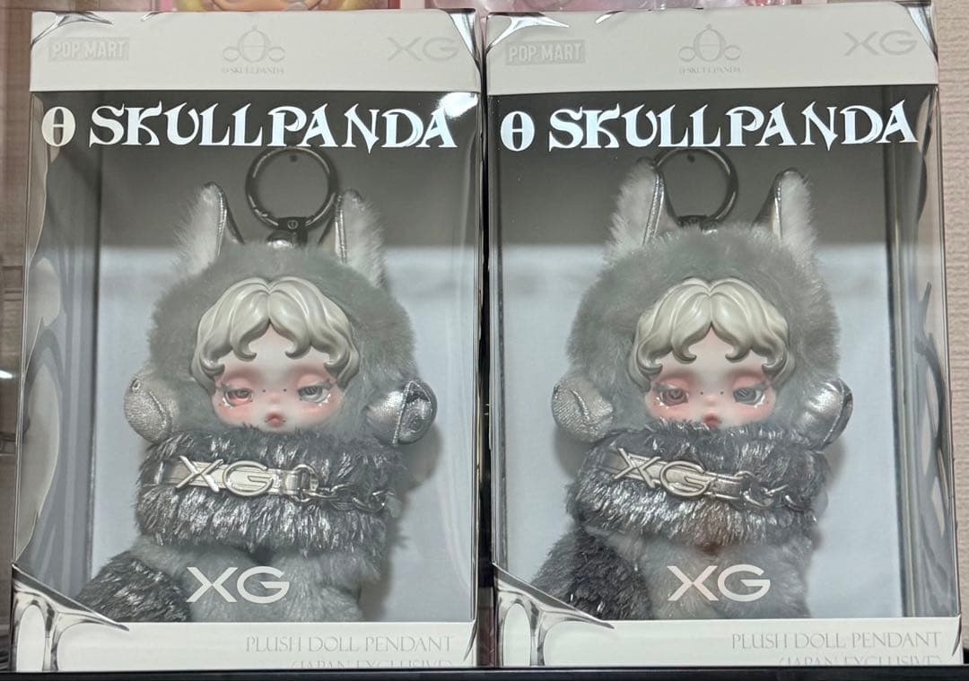 ご*油様 POPMART SKULLPANDA XG スカルパンダ ぬいぐるみペ