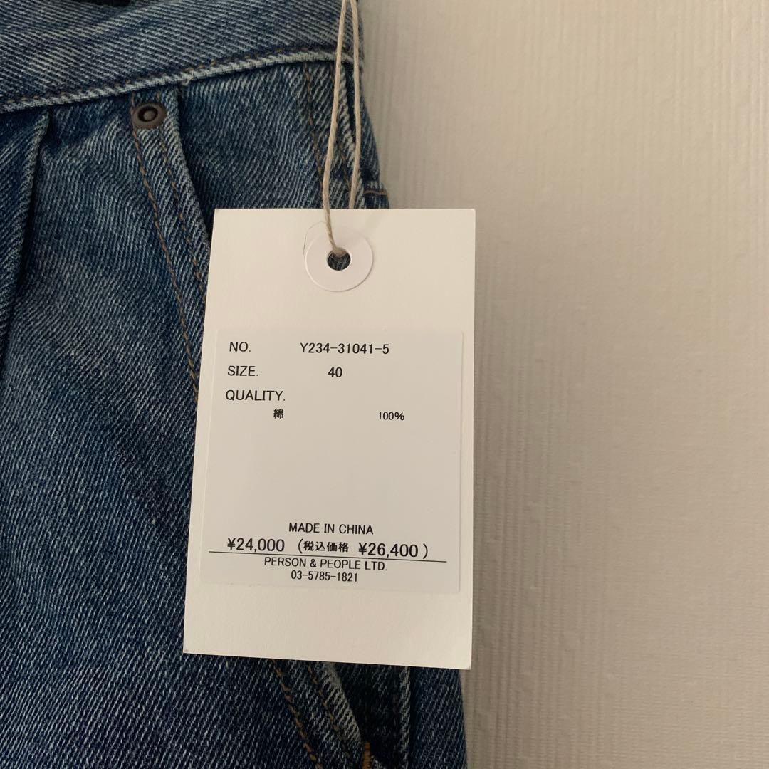 YEEN カーブデニムパンツ　40サイズ