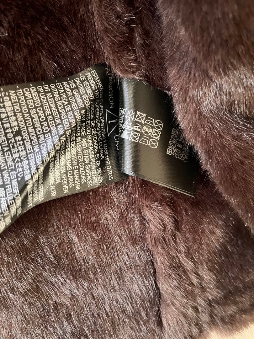 最終値下げ　美品ZARA ダブルフェイス ムートンジャケット USAＭサイズ