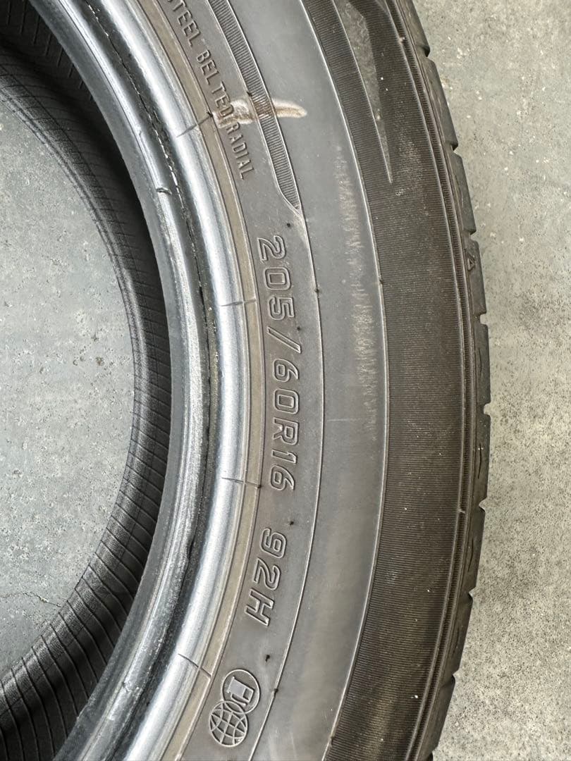 DUNLOP エナセーブRV505 205/60R16 19年製2本