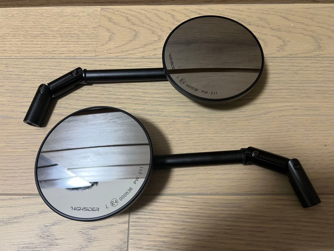 Highsider Conero 2 ブラック エディション ミラー 2個セット