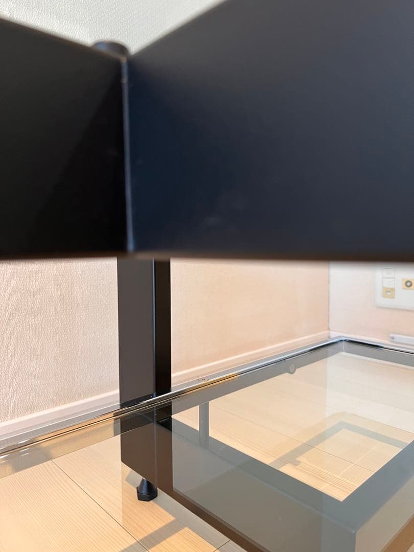 アルテジャパン YG-19 リビングテーブル ガラステーブル ブラック