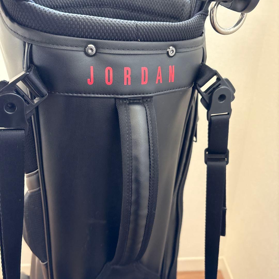 JORDAN フェイドアウェイプレミアムゴルフバッグ ブラック/レッド