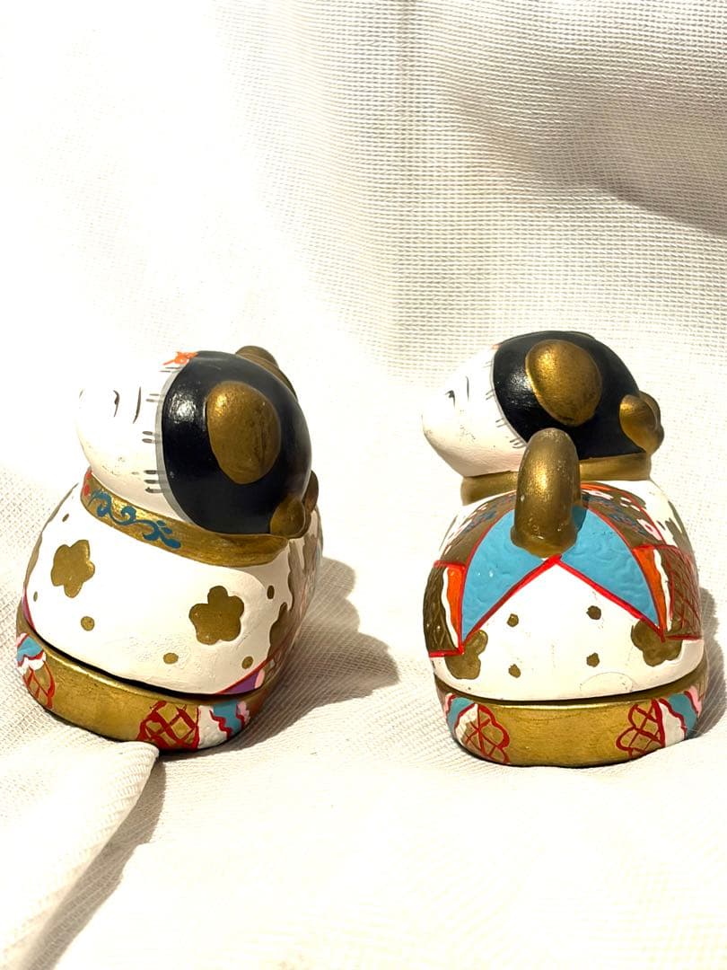 犬筥　一対　希少品　有職京都御所　安産祈願　蓋もの　雛人形　香合　古美術骨董