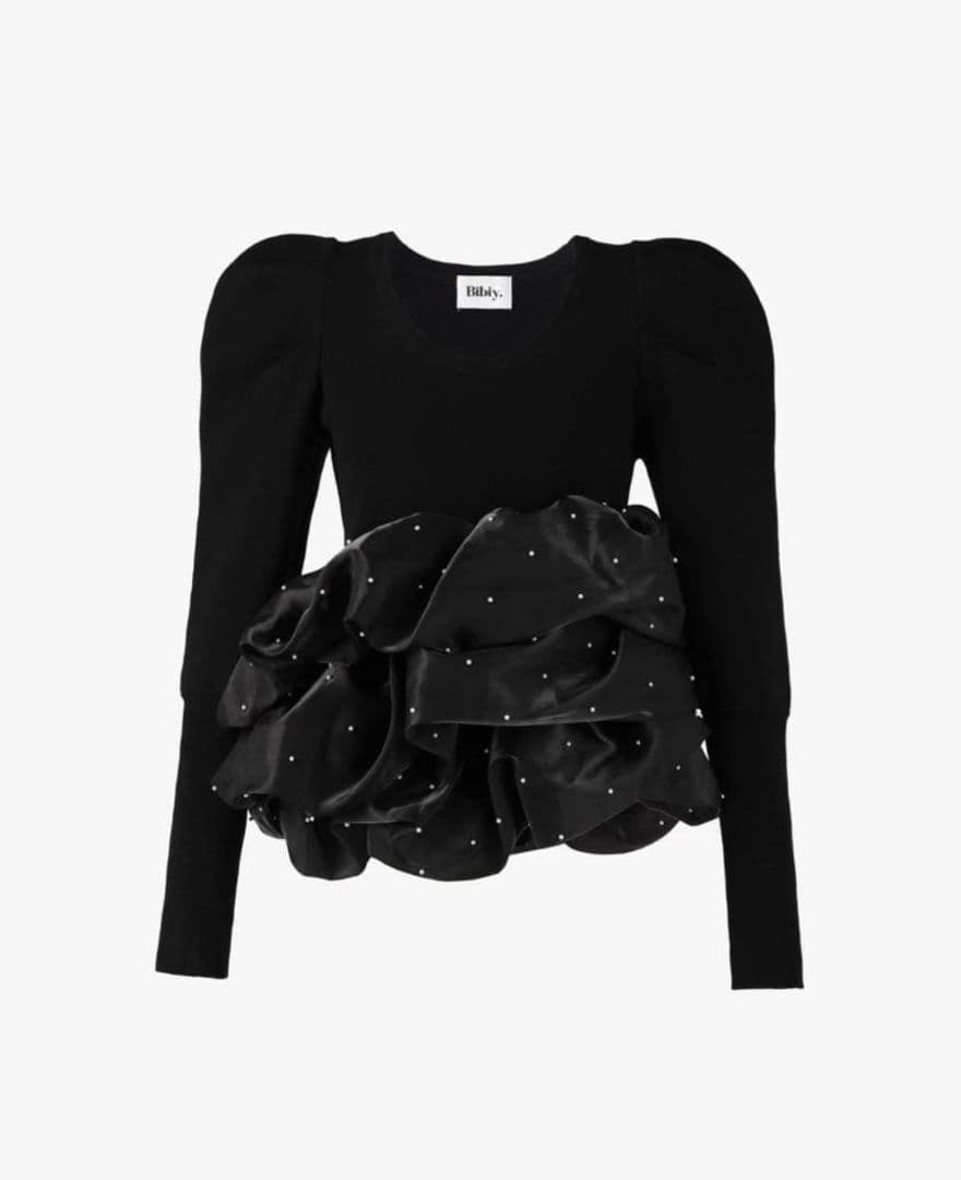 トップス bibiy AMELIE PEPURAMU KNIT