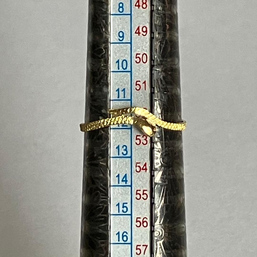 K18 18金　12号　リング　24