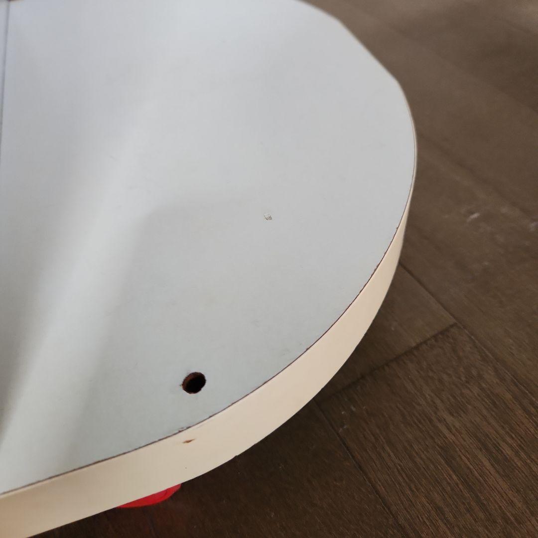 ホワイトとピンクのカウンターワゴン　昭和レトロ