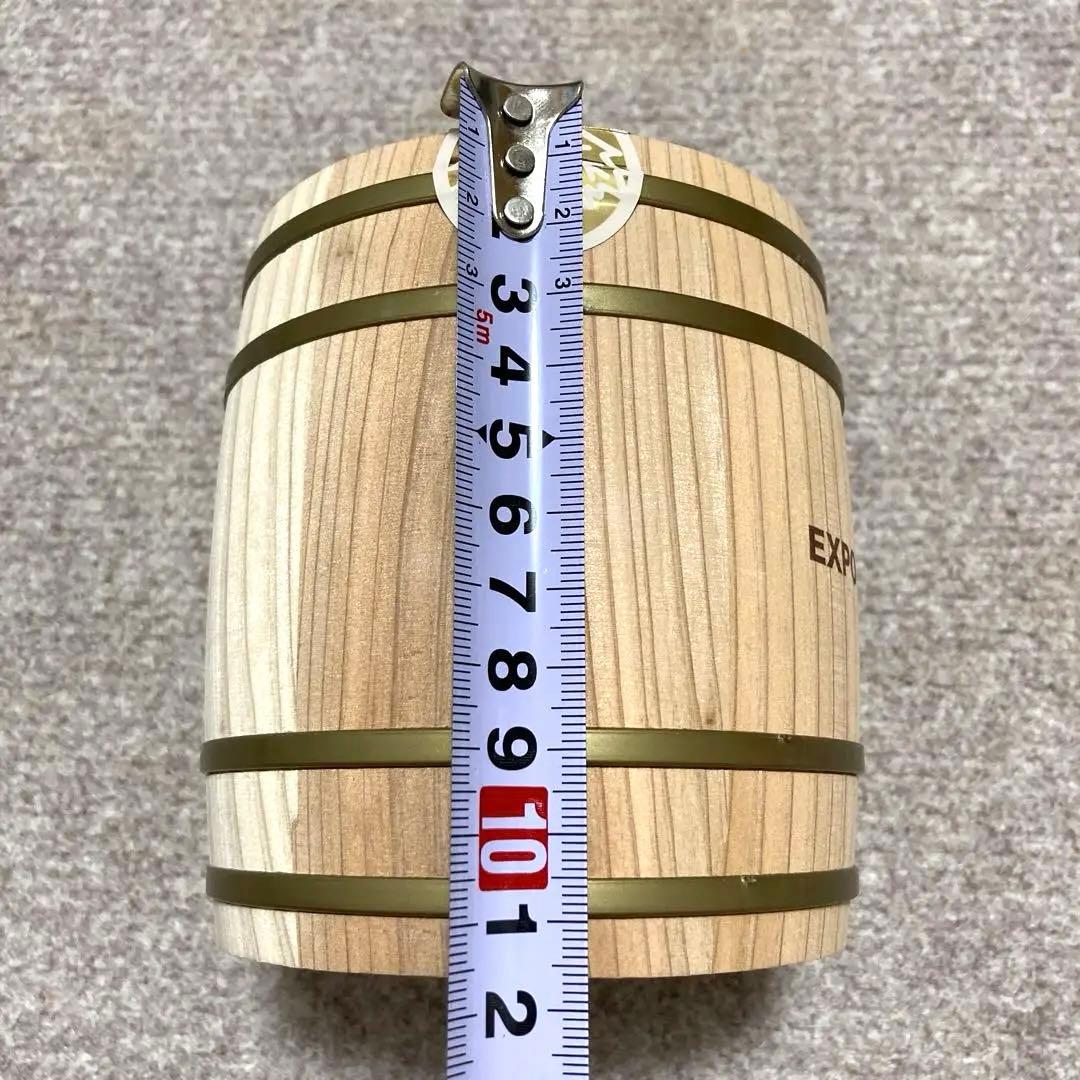 【大阪万博公式】ステッカー　お菓子の外箱　樽　小物入れ　ペン立て　ミャクミャク