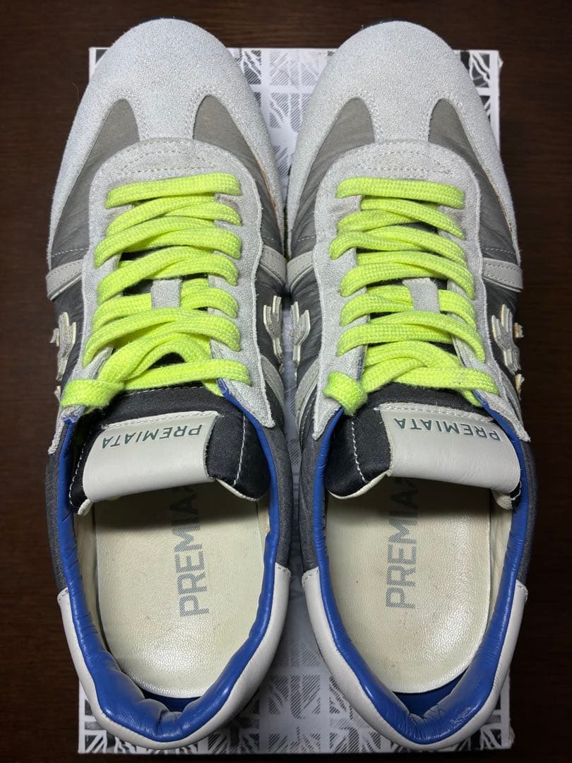 PREMIATA LUCY1313E グレーネイビーイエロー 41