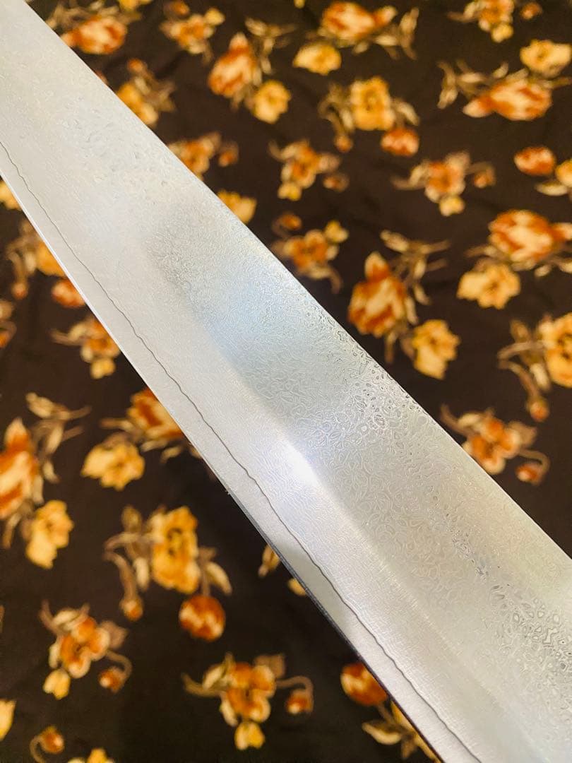 筋引360mm SG2 両刃　ダマスカス 71層