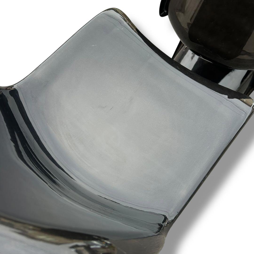 【2脚セット】パントンチェア リプロダクト ブラック 北欧 椅子 ヴィンテージ