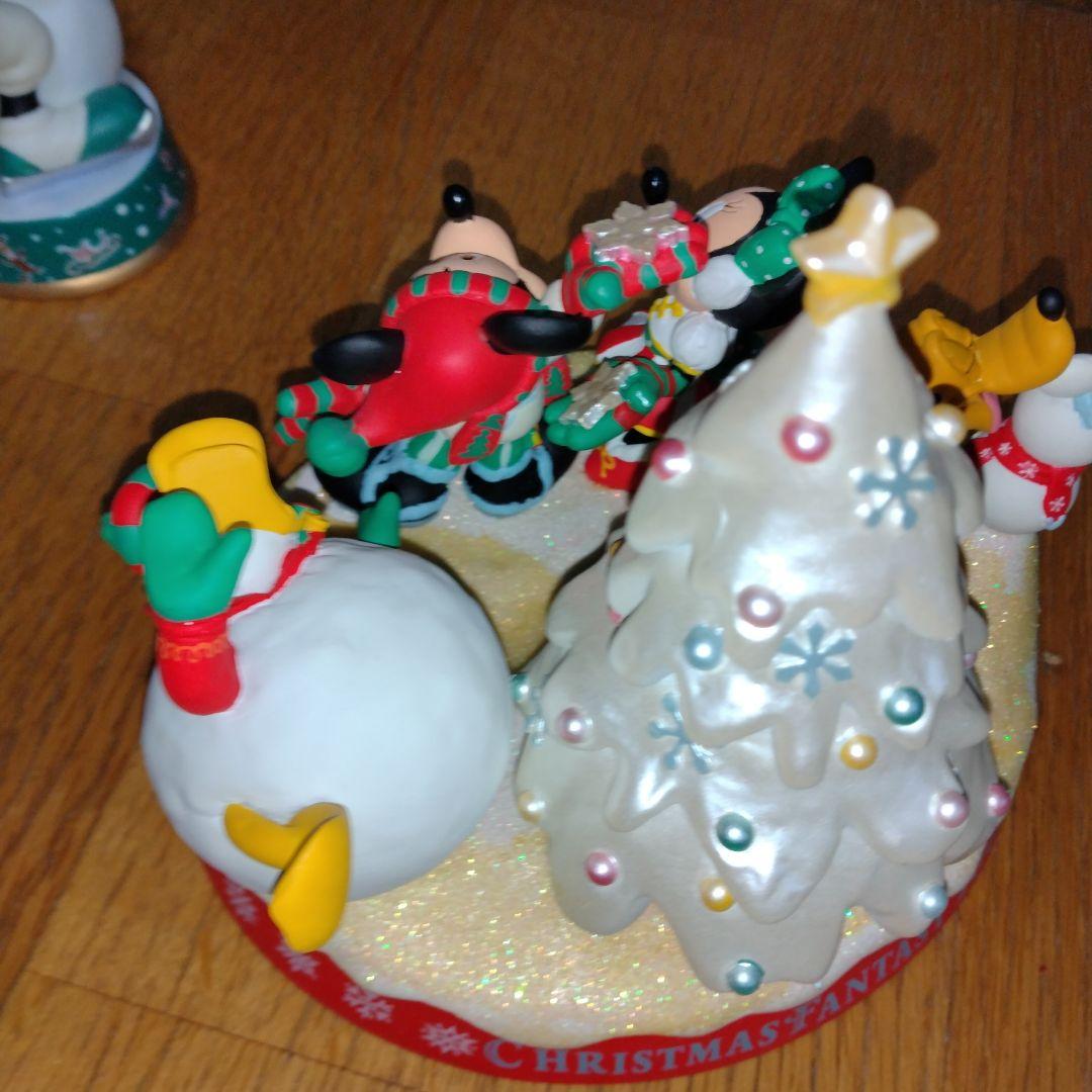 ミッキー ミニーマウス クリスマスフィギュア 2002