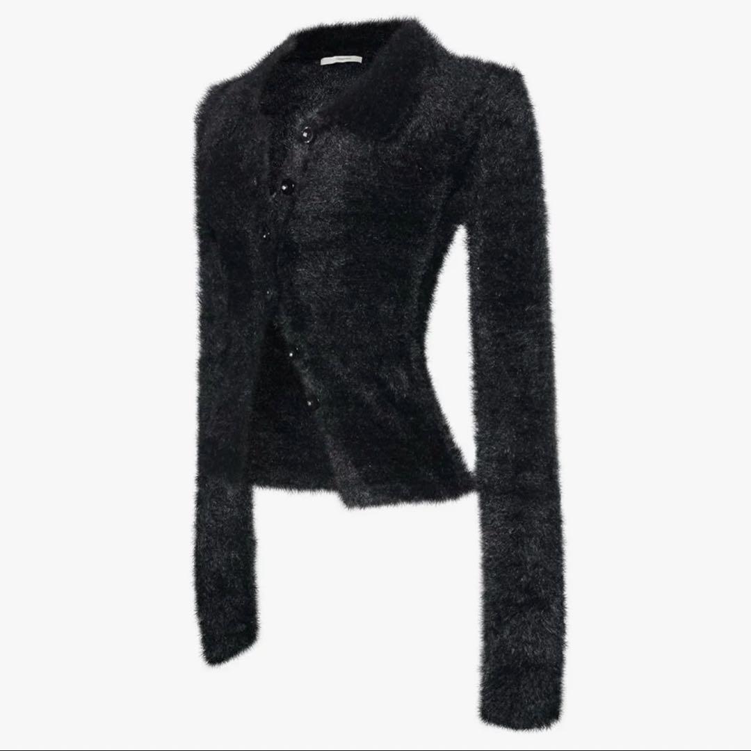 なーぴん THEREDTHREAD S fluffy knit tops