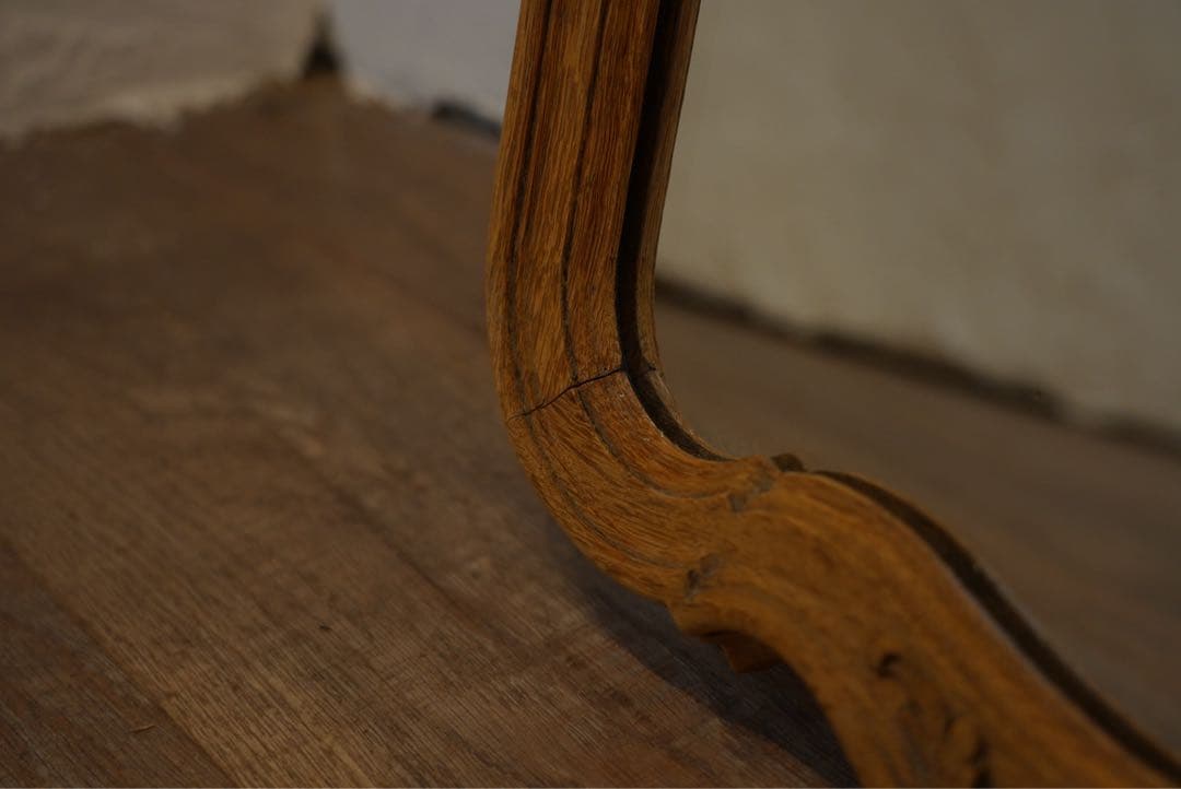 フランス　アンティーク　1900年代　ウォールミラー　鏡　姿見