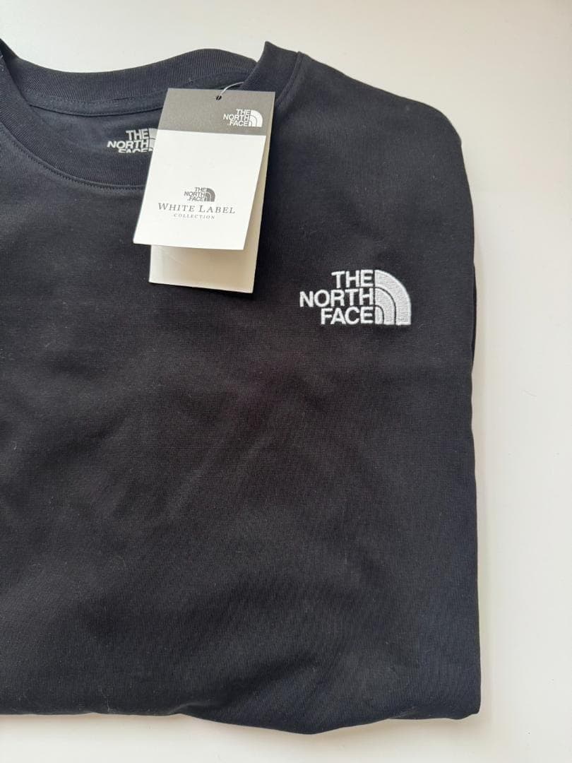 YuYa様韓国限定ノースフェイス ロゴ刺繍 ステッチ 長袖 ロンT L