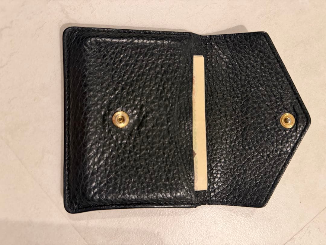 miumiu 二つ折り財布 カードケース ケース レザー ブラック
