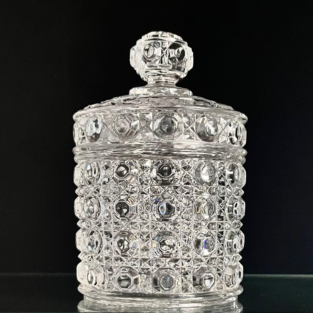 BACCARAT バカラ/※ 刻印有 美品　ディアマン　蓋物