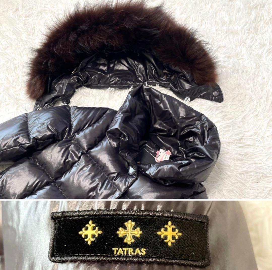 TATRAS ダウンコート Aライン ウッチェリエラ　ラクーンファー