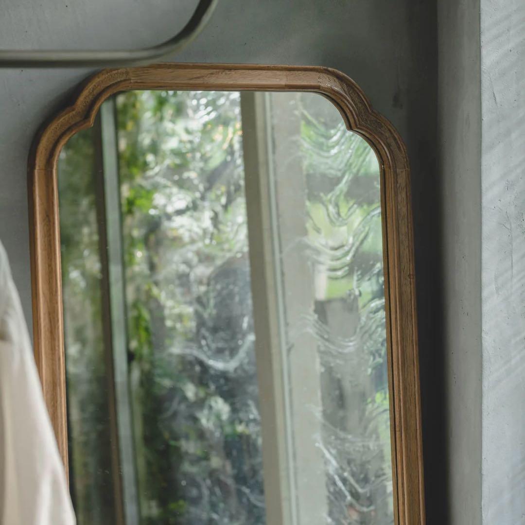 【 antry 】wood arch ミラー Long