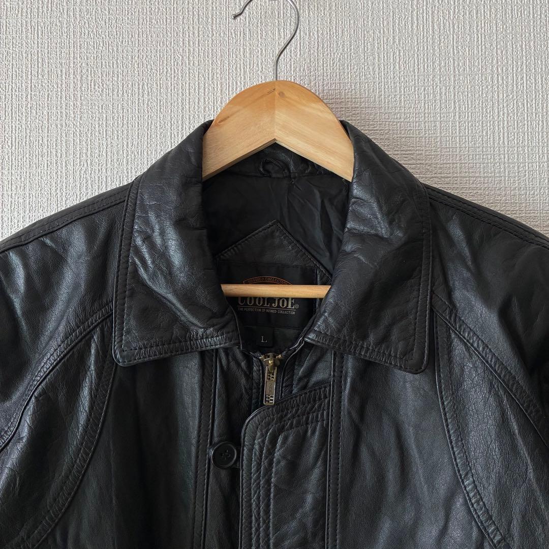 80's ヴィンテージ レザー ボンバージャケット ブラック A-2 G-1