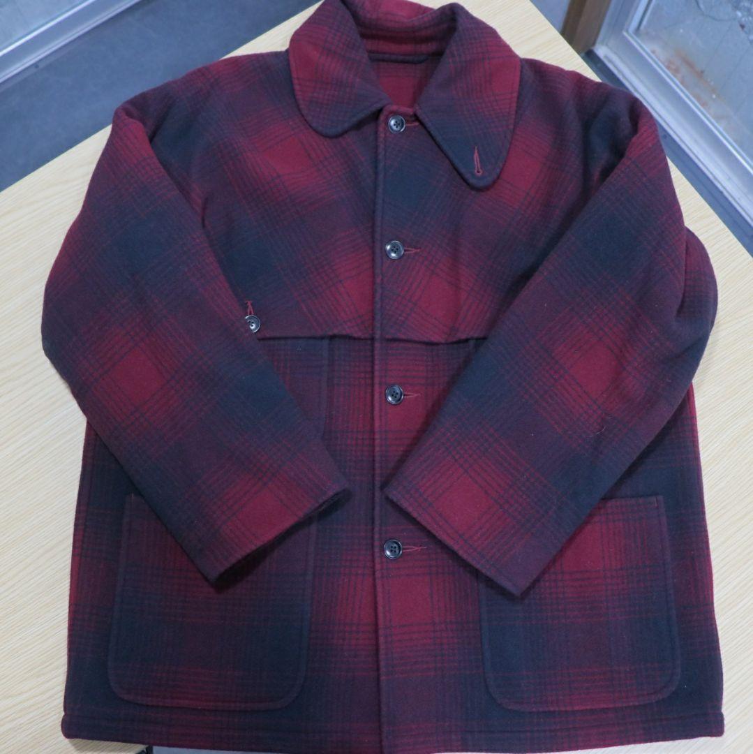 COMOLI 21AW ナッピングウールチェック マッキノウクルーザー サイズ1