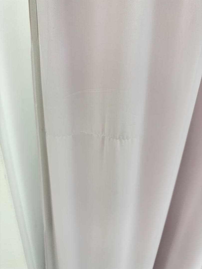 フランフラン　フリルバランス ダブルカーテン　ライトピンク　姫系　2枚セット