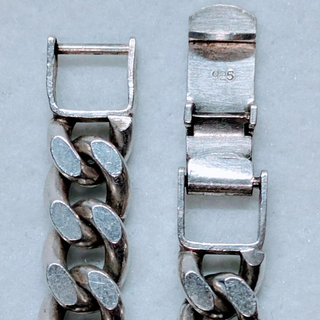 国産シルバ−925 ネックレス（幅7.0mm/長さ50cm/60g）喜平チェーン